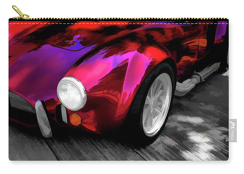 Ac Cobra Zip Pouch featuring the photograph Ac Cobra V13 by John Straton
