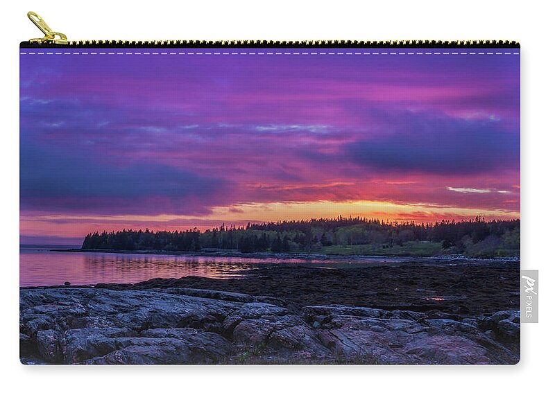 Mount Desert Island Carry-all Pouch featuring the photograph Acadian Nights by Holly Ross