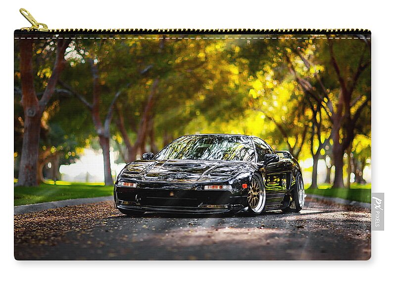 Acura Rsx Zip Pouch featuring the digital art Acura RSX by Maye Loeser