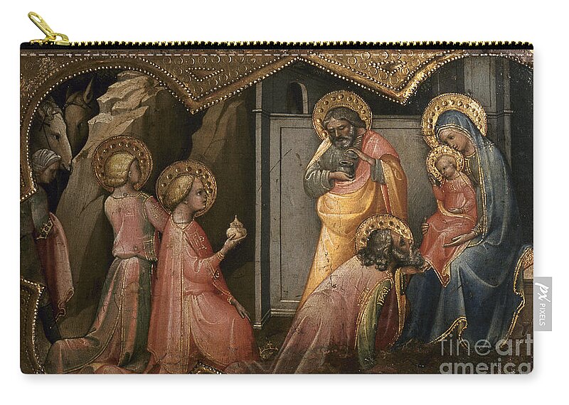1405 Zip Pouch featuring the photograph Adoration Of The Kings by Granger