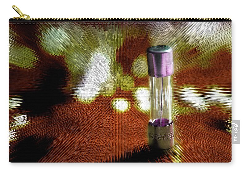 Fuse Carry-all Pouch featuring the photograph Advancing Electronics by Mike Eingle