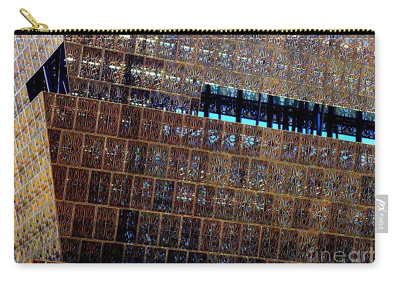 African American History And Culture Zip Pouch featuring the photograph African American History And Culture 3 by Randall Weidner