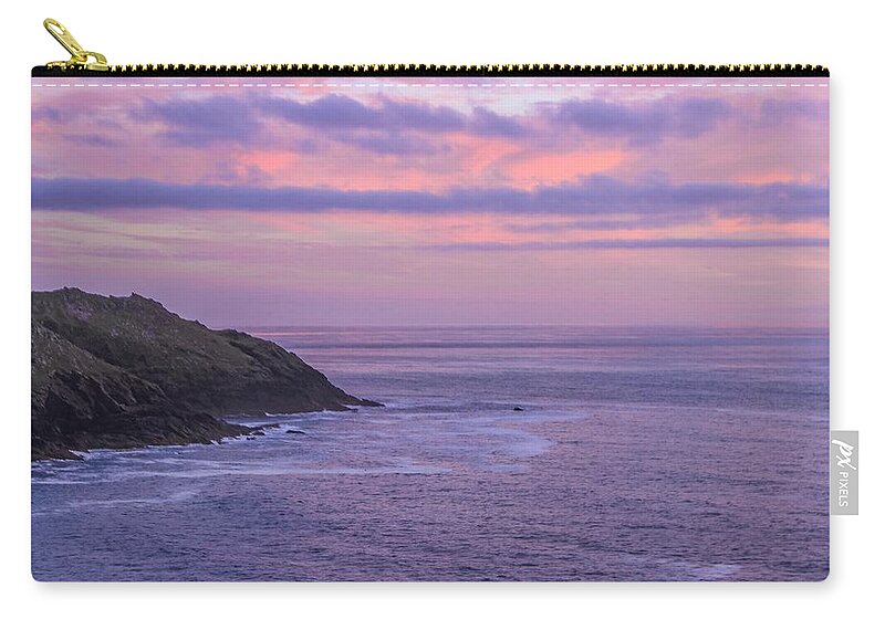 Landscape Zip Pouch featuring the photograph After sunset by Claire Whatley