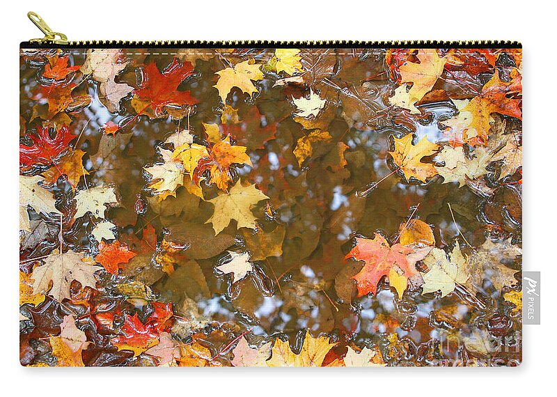 Fall Zip Pouch featuring the photograph After the Fall by Mariarosa Rockefeller