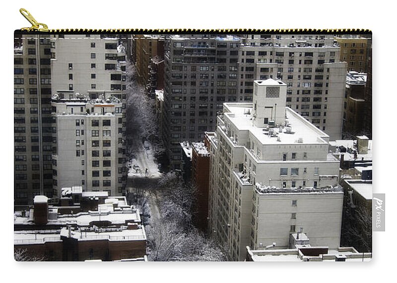 Snow Zip Pouch featuring the photograph After the Snow Storm by Madeline Ellis