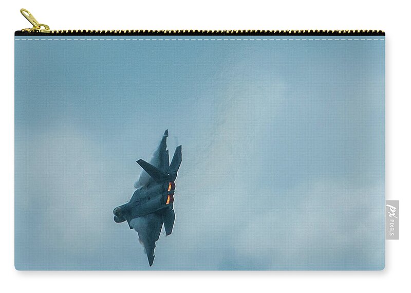 Accuracy Zip Pouch featuring the photograph Afterburners on by Brian Green