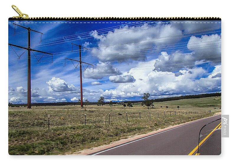 Clouds Zip Pouch featuring the photograph Afternoon Delight by Alana Thrower