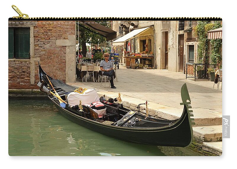 Venice Zip Pouch featuring the photograph Afternoon In Venice by Marla McPherson