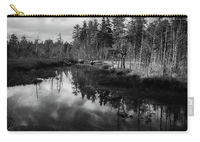  Zip Pouch featuring the photograph Afternoon Photo at Franklin Parker Preserve by Louis Dallara