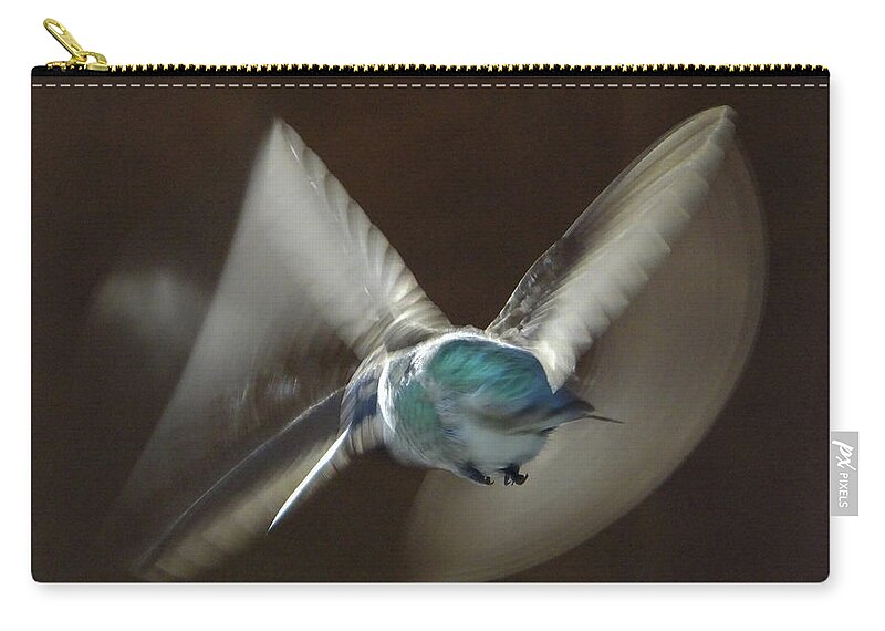 Birds Zip Pouch featuring the photograph Air Dance by Mark Alan Perry