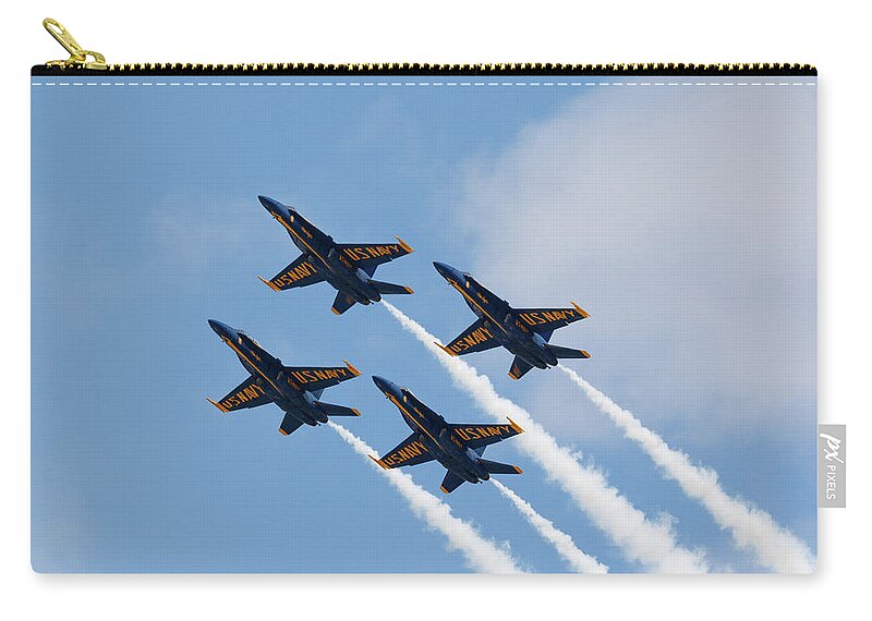  Zip Pouch featuring the photograph Airshow 10 by Les Greenwood