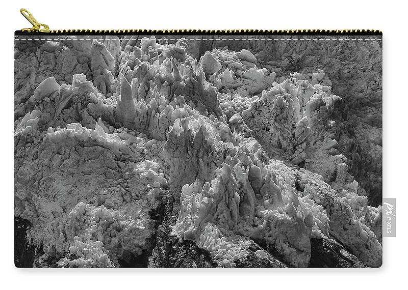 Alaska Zip Pouch featuring the photograph Blackstone Glacier, Alaska by Scott Slone