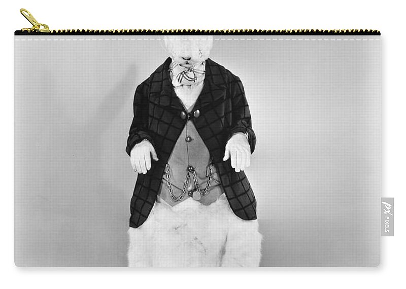 -zoology- Zip Pouch featuring the photograph Alice In Wonderland, 1933 by Granger