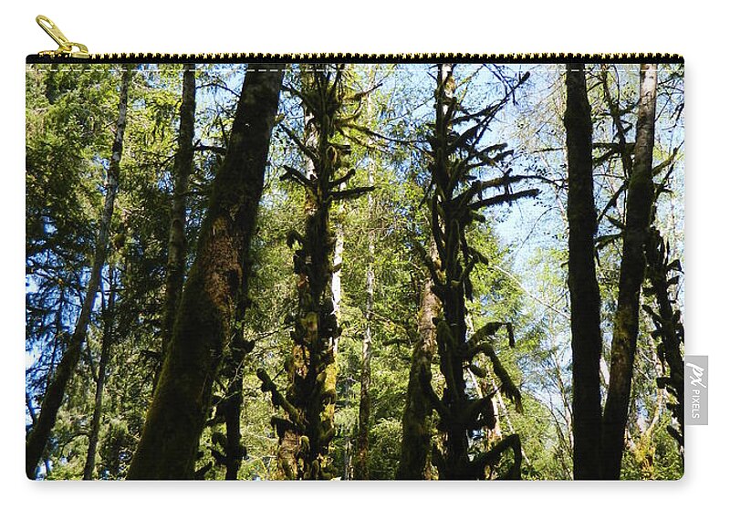Trees Zip Pouch featuring the photograph Alien Trees by Gallery Of Hope 