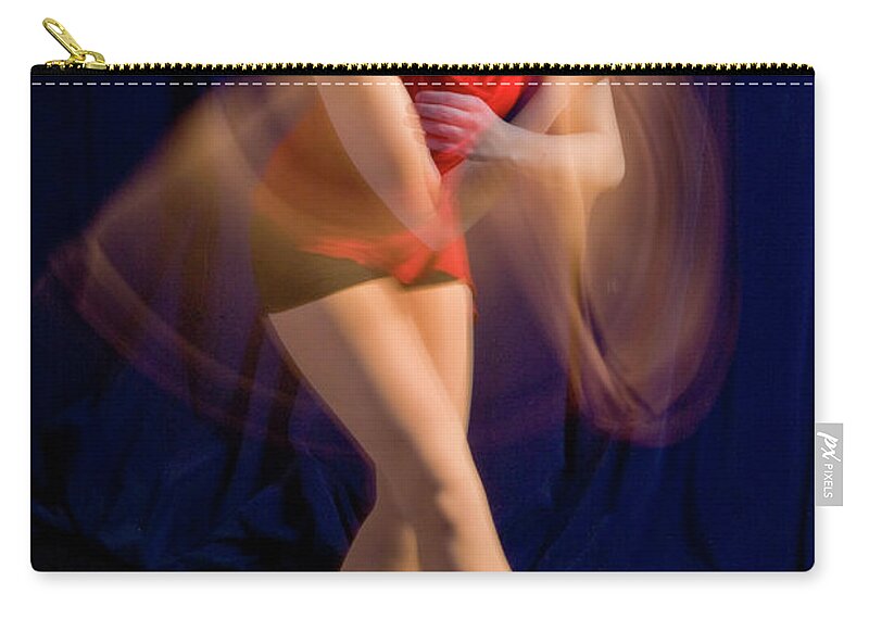 Dance Zip Pouch featuring the photograph All a Flutter by Frederic A Reinecke