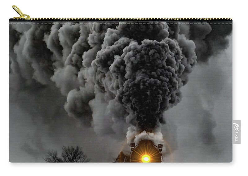 Polar Express Carry-all Pouch featuring the photograph All Aboard the Polar Express by Joe Holley