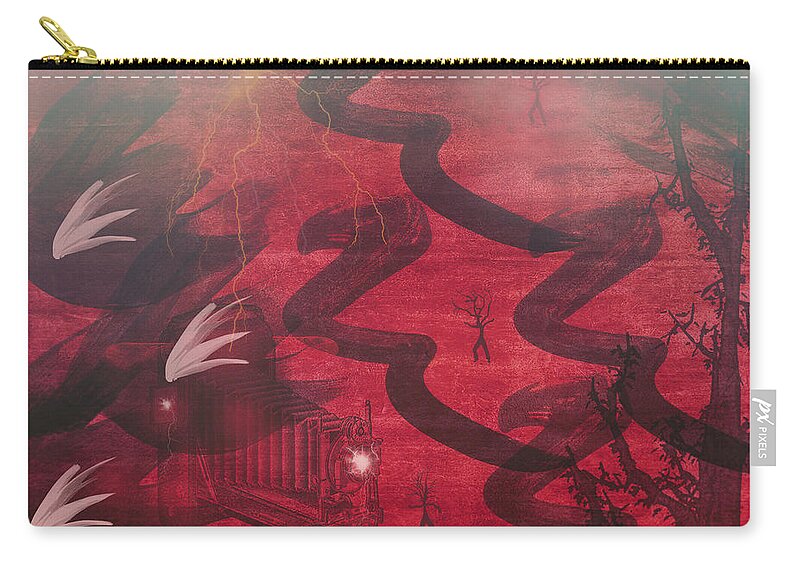 All In A Dream Zip Pouch featuring the photograph All in a dream by Pat Cook