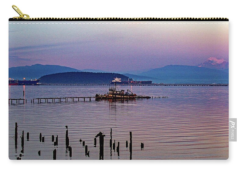 Tim Dussault Zip Pouch featuring the photograph Almost Home Two by Tim Dussault