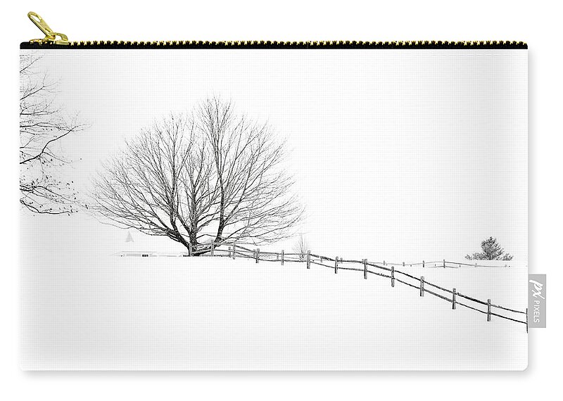 Winter Carry-all Pouch featuring the photograph Alone by Jeff Cooper