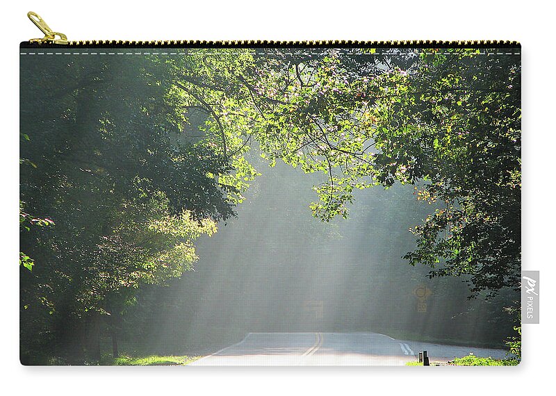 Road Carry-all Pouch featuring the photograph Along the Road of Life by Ted Keller