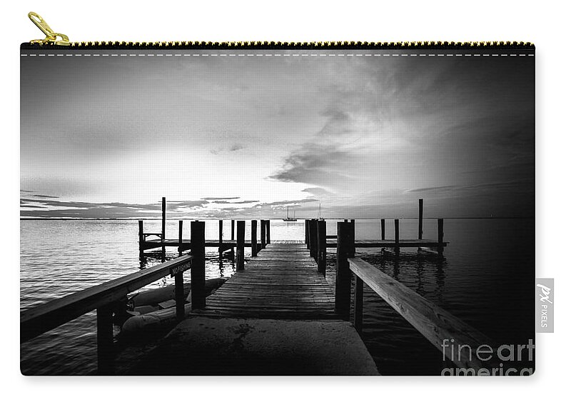 Dock Zip Pouch featuring the photograph Always Follow Your Dreams by Rene Triay FineArt Photos