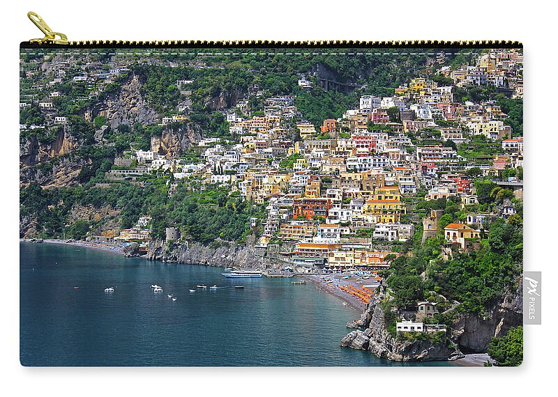 Amalfi Carry-all Pouch featuring the photograph Amalfi, Italy by Richard Krebs