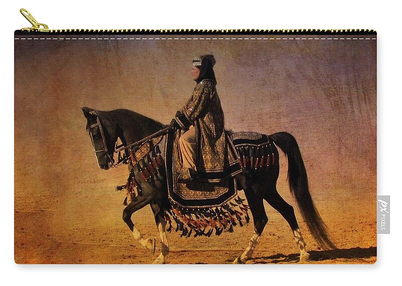 Amazone Zip Pouch featuring the photograph Amazone in the Afternoon by Barbara Zahno