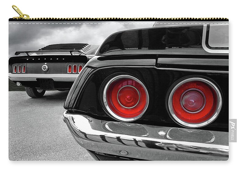 American Muscle Zip Pouch featuring the photograph American Muscle by Gill Billington