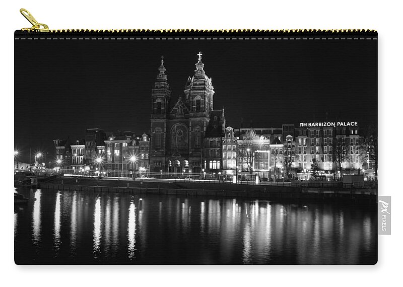 Amsterdam Zip Pouch featuring the photograph Amsterdam by Miguel Winterpacht