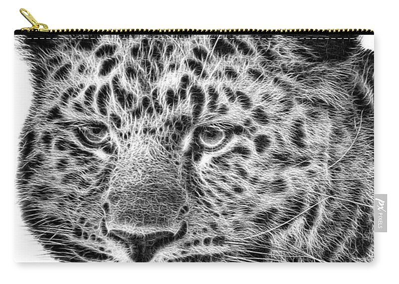 Snowleopard Carry-all Pouch featuring the photograph Amur Leopard by John Edwards