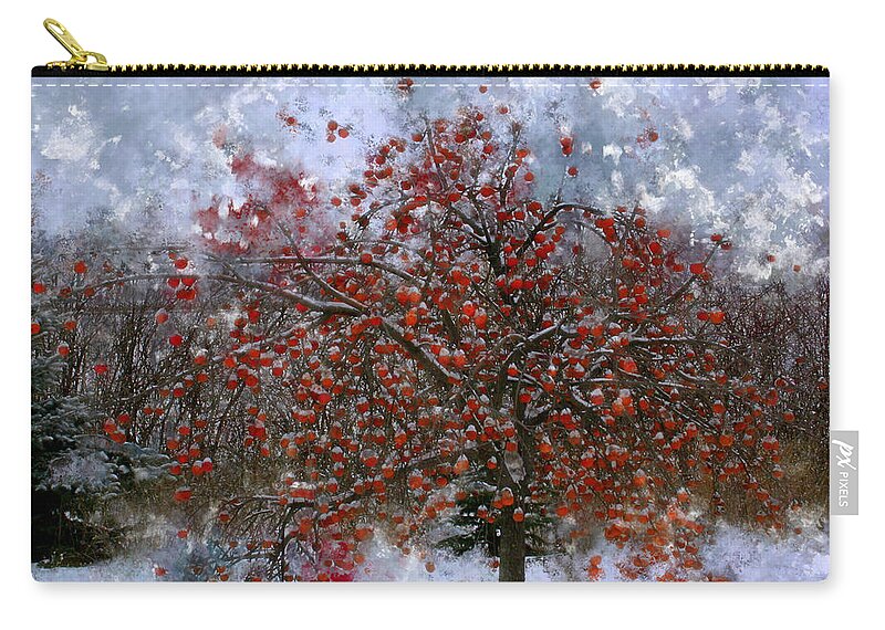 Apple Tree Carry-all Pouch featuring the photograph An Apple of a Day by Julie Lueders 