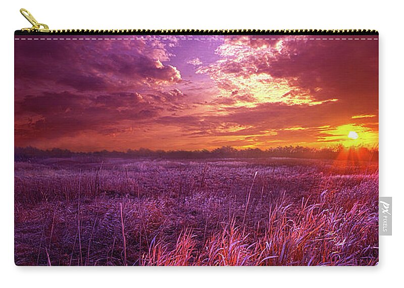 Travel Zip Pouch featuring the photograph And I Dreamt Of Waking by Phil Koch