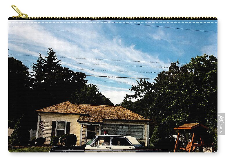 Andy Carry-all Pouch featuring the photograph Andy's Home by Randy Sylvia