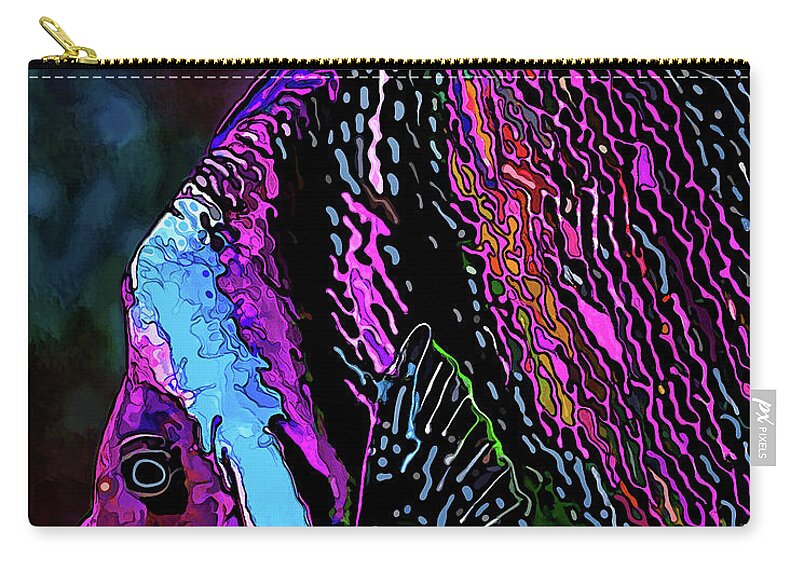 Nature Zip Pouch featuring the digital art Angel Face 1 by ABeautifulSky Photography by Bill Caldwell
