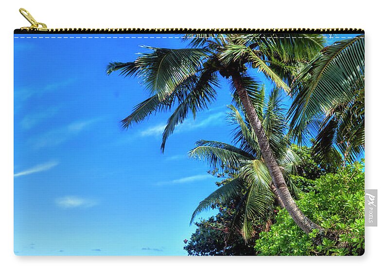 Granger Photography Zip Pouch featuring the photograph Anini Beach by Brad Granger