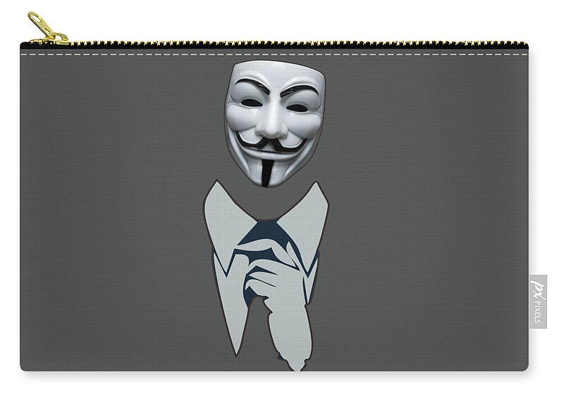 Anonymous Hacker Mask - Guy Fawkes Mask - Posters and Art Prints