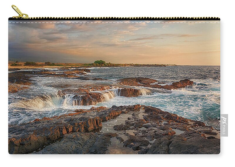Sunset Zip Pouch featuring the photograph Another Sunset in Paradise by Susan Rissi Tregoning