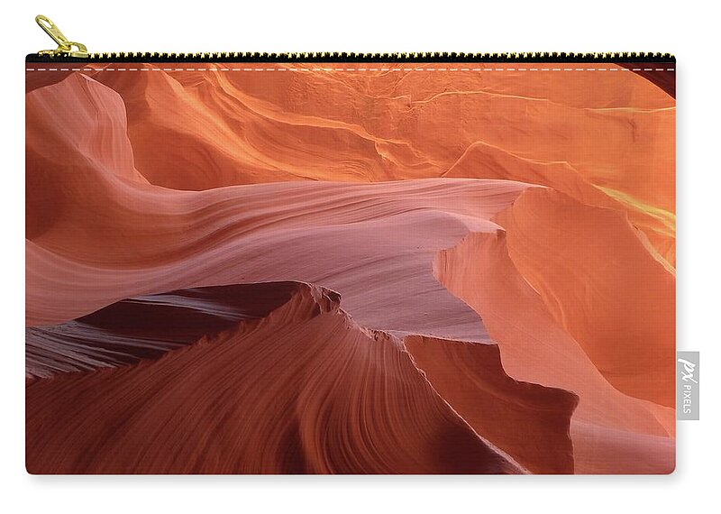  Zip Pouch featuring the photograph Antelope Canyon Arizona 2014 by Leizel Grant