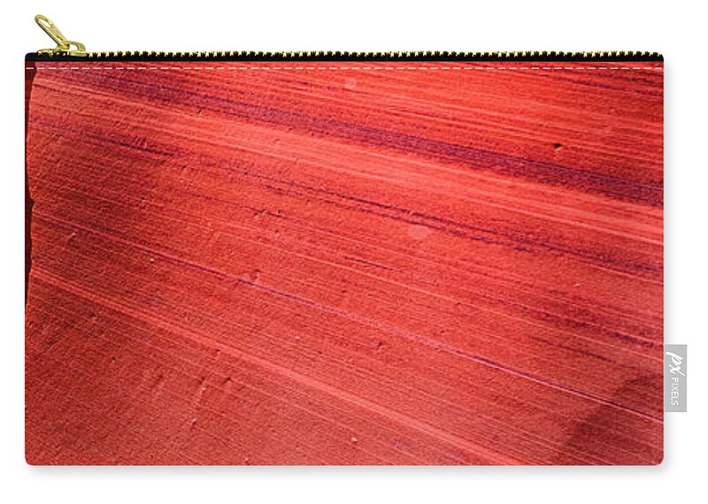 Antelope Canyon Zip Pouch featuring the photograph Antelope Canyon Triptych Right Panel by Greg Norrell