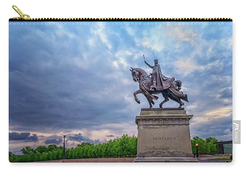 Apotheosis Of St. Louis Zip Pouch featuring the photograph Apotheosis Of St Louis _DSC4741_16 by Greg Kluempers