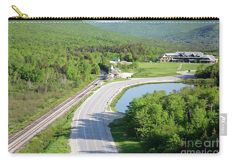 White Mountain National Forest Zip Pouch featuring the photograph Appalachian Mountain Club Highland Center - White Mountains, New Hampshire #1 by Erin Paul Donovan