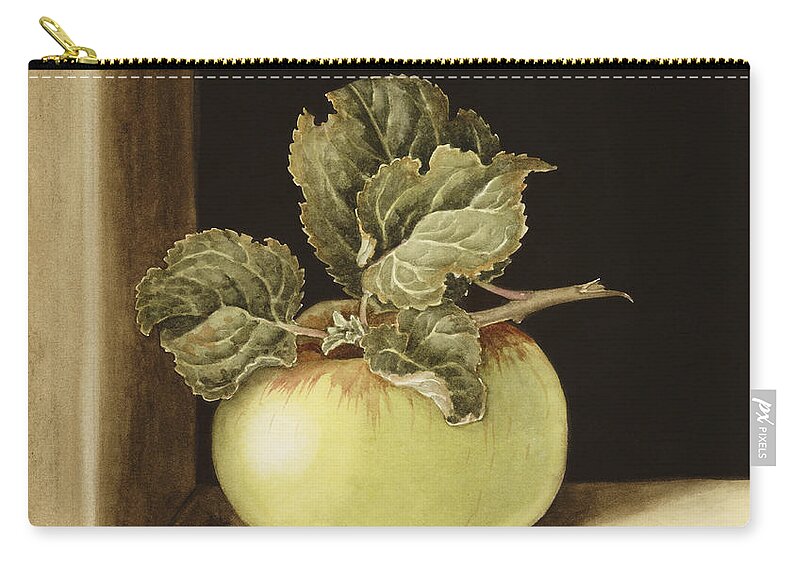 Apple Zip Pouch featuring the painting Apple by Jenny Barron