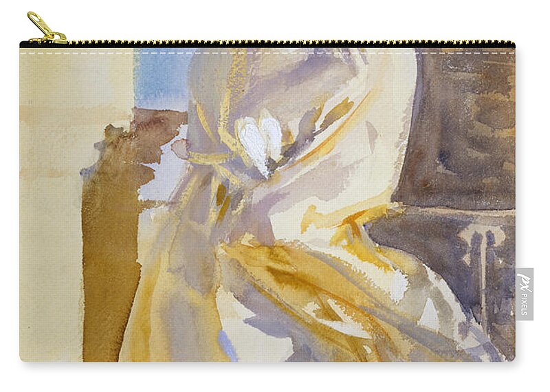 John Singer Sargent Carry-all Pouch featuring the painting Arab Woman by John Singer Sargent