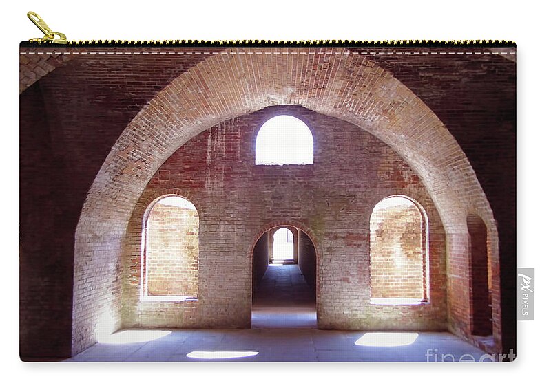 Fort Zip Pouch featuring the photograph Arches of Sunshine by D Hackett