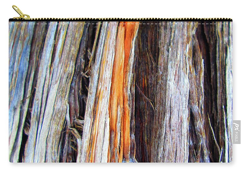 Arizona Zip Pouch featuring the photograph Arizona Desert Tree Texture by Ilia -