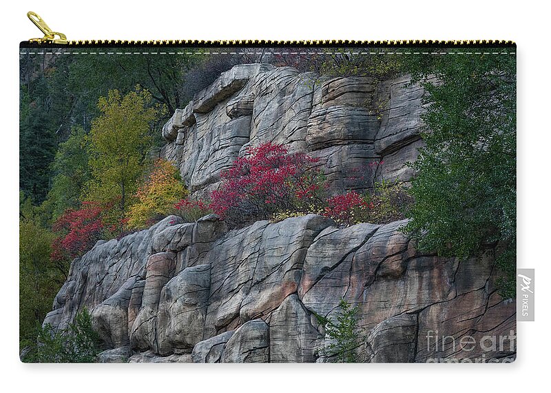 Arizona Zip Pouch featuring the photograph Arizona Highway 89 Fall Color by Jeff Hubbard