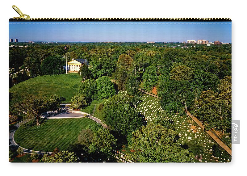 Arlington Cemetery Zip Pouch featuring the photograph Arlington Cemetery by Mountain Dreams