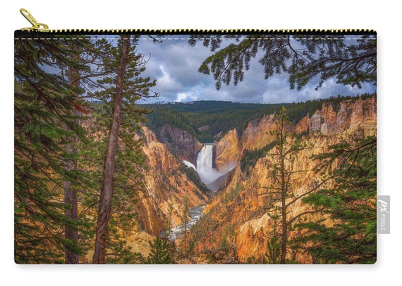 Waterfalls Zip Pouch featuring the photograph Artist Point Afternoon by Darren White