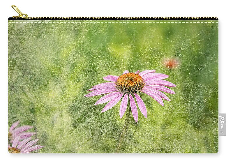 Cone Flower Carry-all Pouch featuring the photograph Artistic Cone Flower 2013-1 by Thomas Young