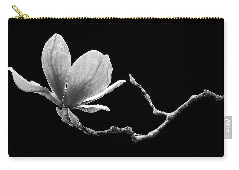 Magnolia Zip Pouch featuring the photograph Magnolia in Suspension by Beth Myer Photography